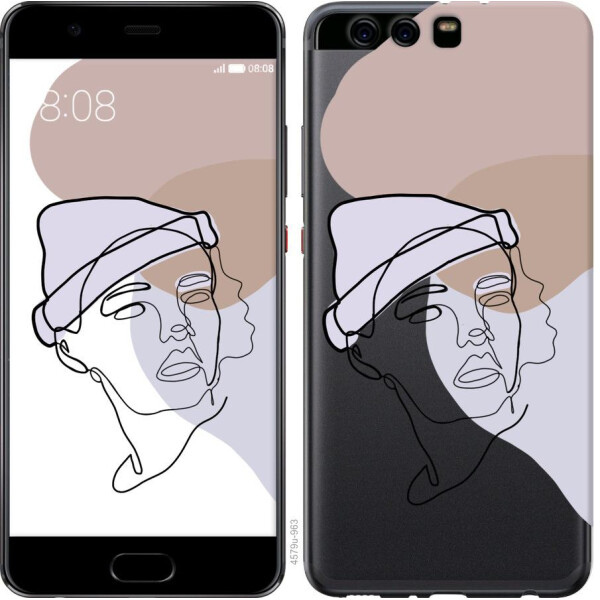 

Чехол на Huawei P10 Plus Силуэт (04798)