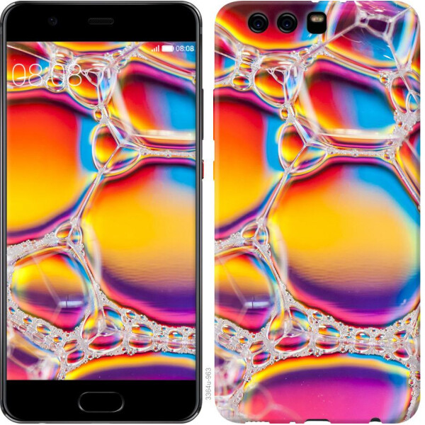 

Чехол на Huawei P10 Plus Цветные пузыри (04798)