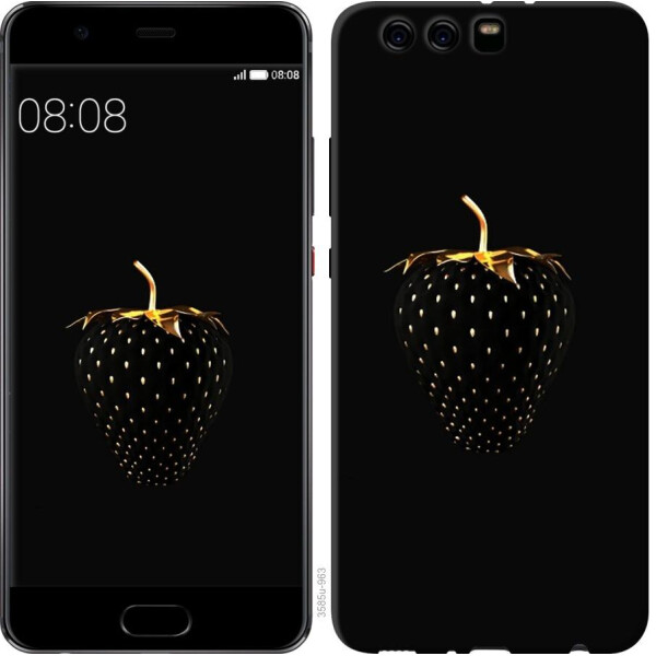 

Чехол на Huawei P10 Plus Черная клубника (04798)