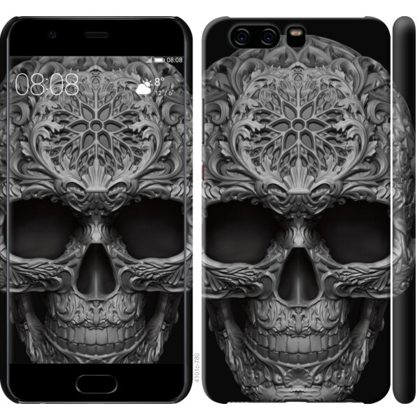 

Чехол на Huawei P10 skull-ornament (04798)