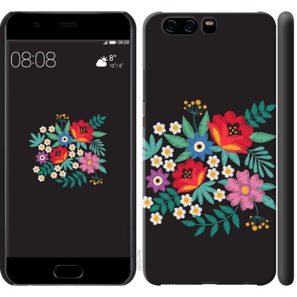 

Чехол на Huawei P10 Вышитые цветы (04798)