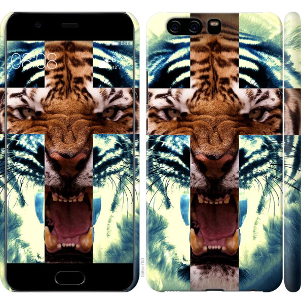 

Чехол на Huawei P10 Злой тигр (04798)
