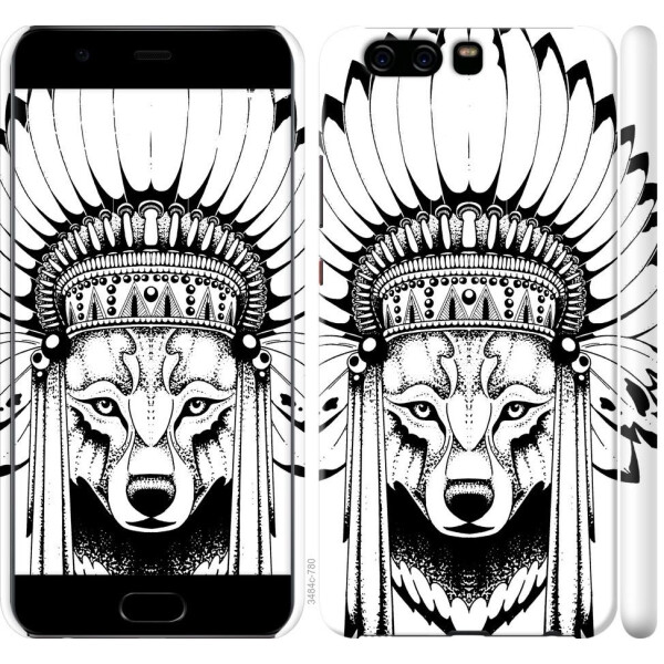 

Чехол на Huawei P10 Тотем волка (04798)