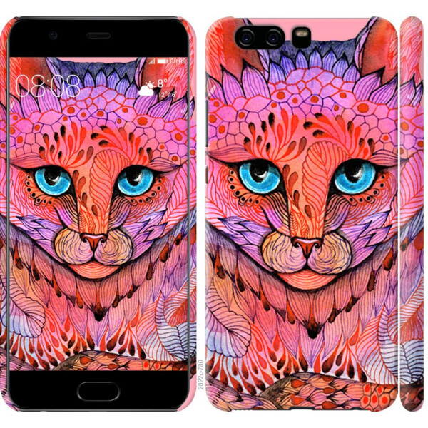 

Чехол на Huawei P10 Узорчатая кошка (04798)