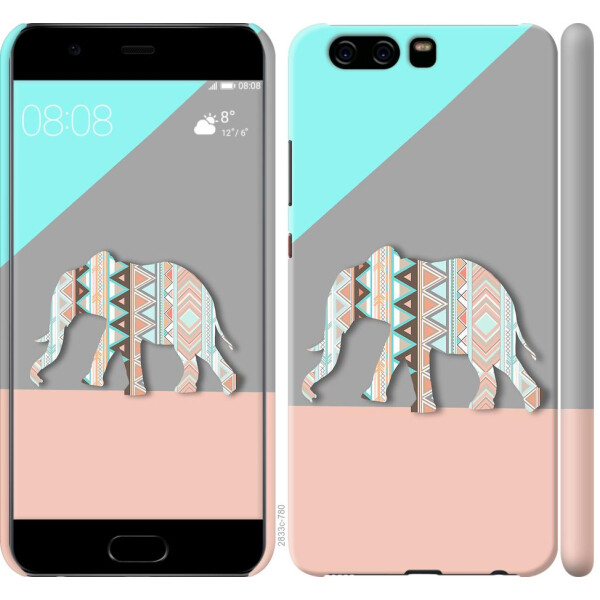 

Чехол на Huawei P10 Узорчатый слон (04798)