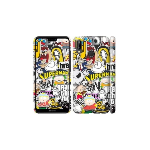 

Чехол на Huawei P20 Lite Popular logos (04798)