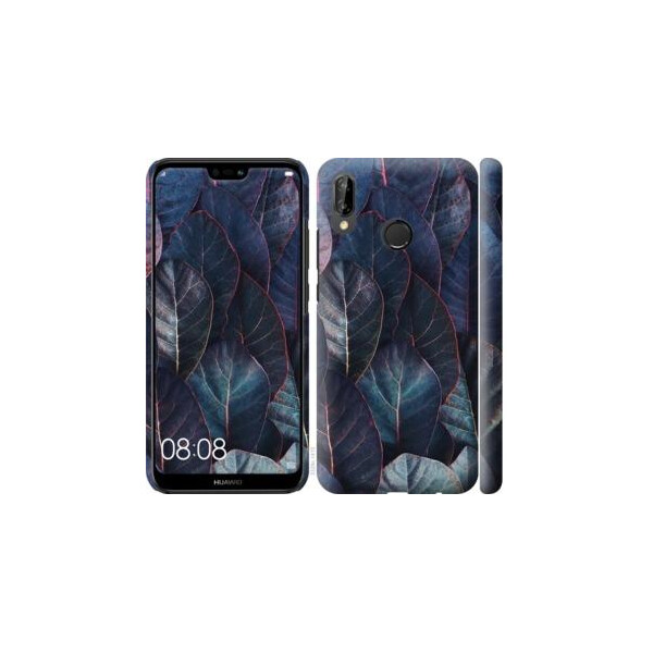 

Чехол на Huawei P20 Lite Листья v3 (04798)