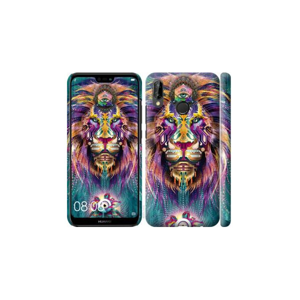 

Чехол на Huawei P20 Lite Люминесцентный лев (04798)