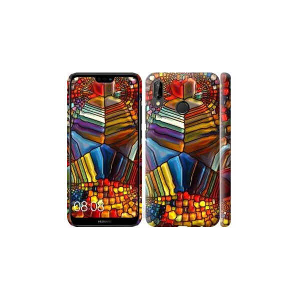 

Чехол на Huawei P20 Lite Разноцветный витраж (04798)