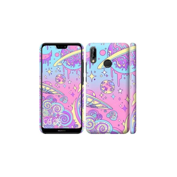 

Чехол на Huawei P20 Lite Розовая галактика (04798)