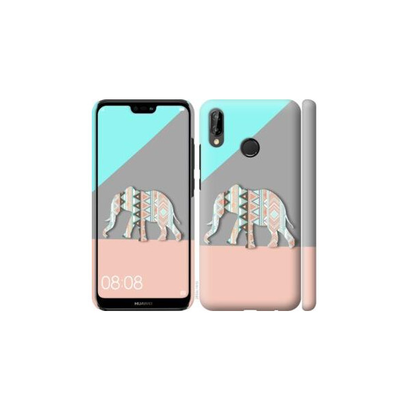 

Чехол на Huawei P20 Lite Узорчатый слон (04798)