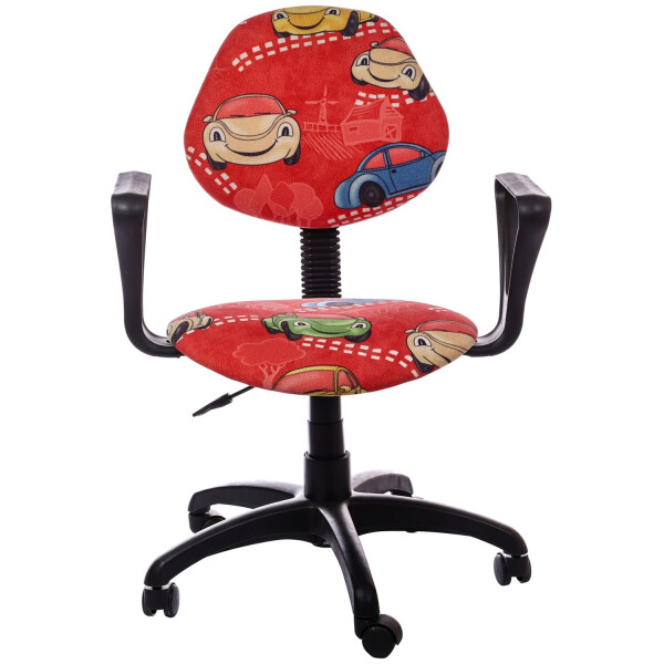 

Детское Кресло CV-Chairs Юніор Красное с машинками