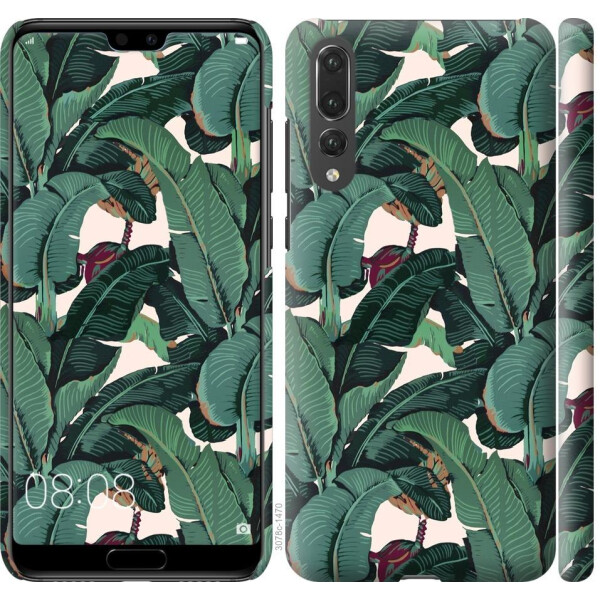 

Чехол на Huawei P20 Pro Банановые листья (04798)