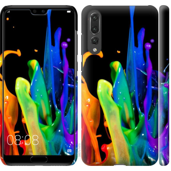 

Чехол на Huawei P20 Pro брызги краски (04798)