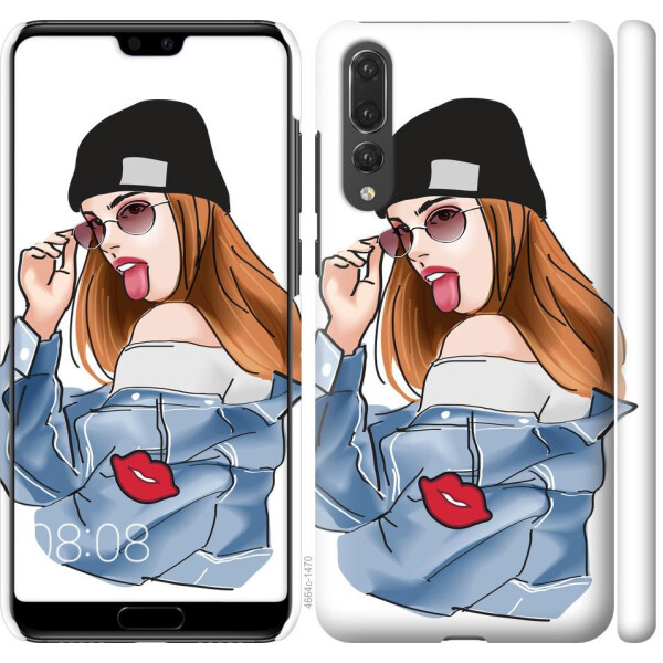 

Чехол на Huawei P20 Pro Девушка v3 (04798)