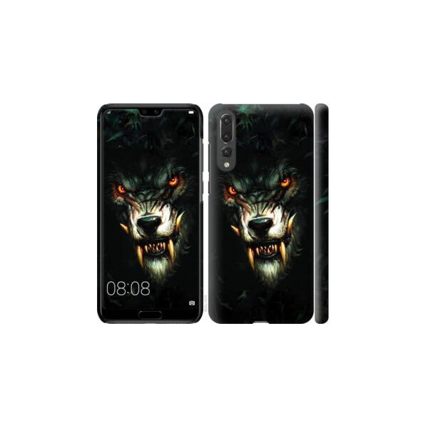 

Чехол на Huawei P20 Pro Дьявольский волк (04798)
