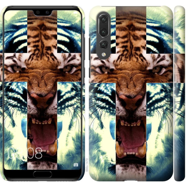 

Чехол на Huawei P20 Pro Злой тигр (04798)