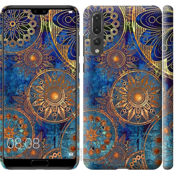 

Чехол на Huawei P20 Pro Золотой узор (04798)