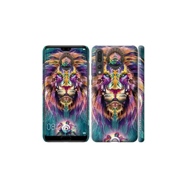 

Чехол на Huawei P20 Pro Люминесцентный лев (04798)