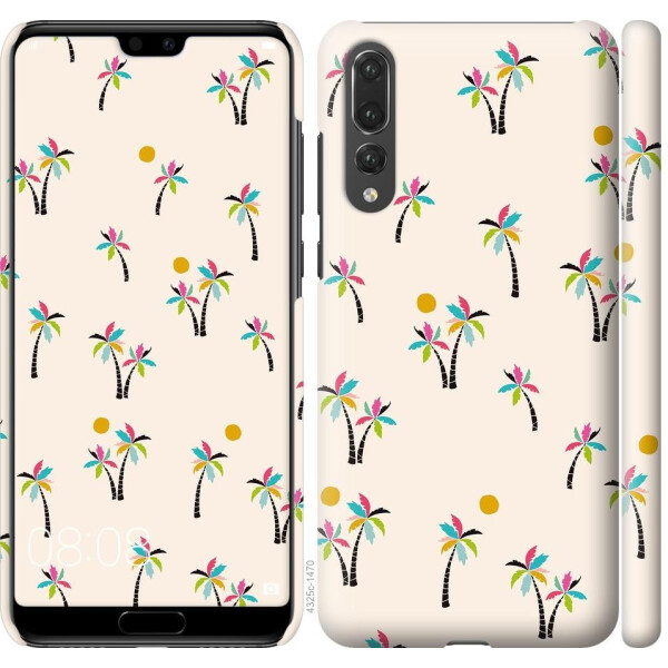 

Чехол на Huawei P20 Pro Пальмочки (04798)