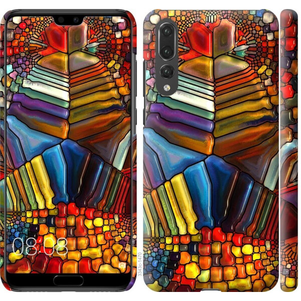 

Чехол на Huawei P20 Pro Разноцветный витраж (04798)