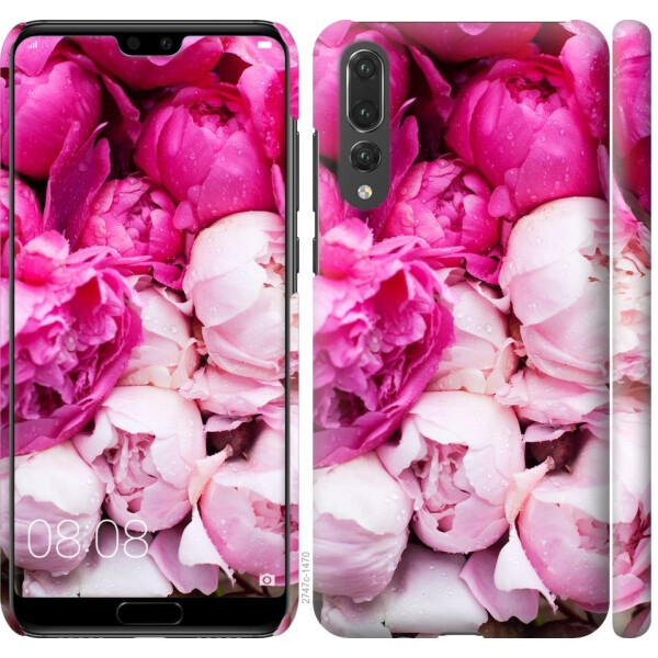 

Чехол на Huawei P20 Pro Розовые пионы (04798)