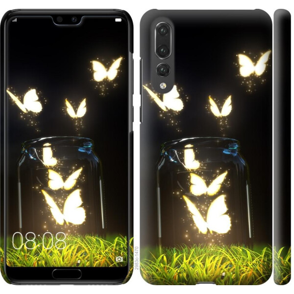 

Чехол на Huawei P20 Pro Светящиеся бабочки (04798)