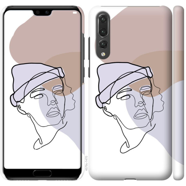 

Чехол на Huawei P20 Pro Силуэт (04798)