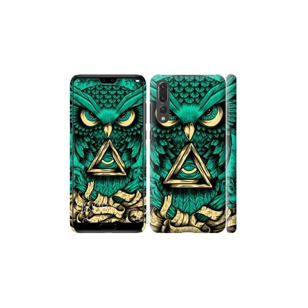 

Чехол на Huawei P20 Pro Сова Арт-тату (04798)