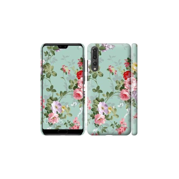 

Чехол на Huawei P20 Pro Цветочные обои 2 (04798)