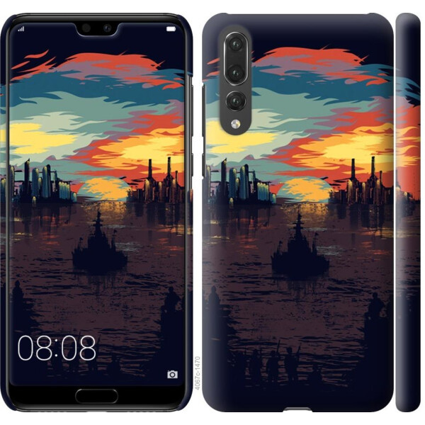 

Чехол на Huawei P20 Pro Череп-абстракция (04798)