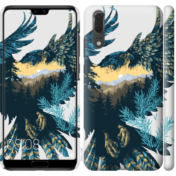

Чехол на Huawei P20 Арт-орел на фоне природы (04798)