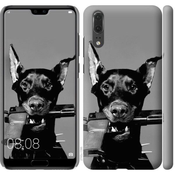 

Чехол на Huawei P20 Доберман (04798)