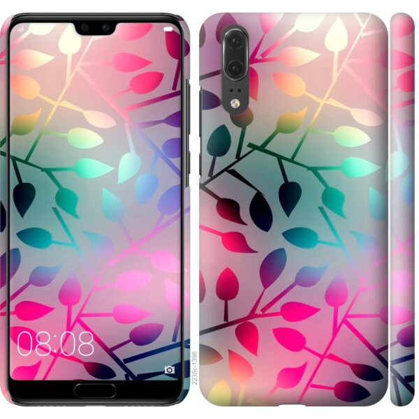 

Чехол на Huawei P20 Листья (04798)