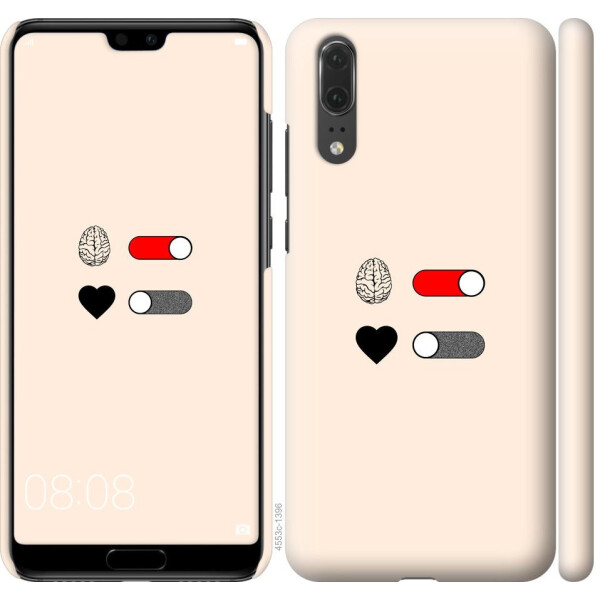 

Чехол на Huawei P20 Любовь и ум (04798)