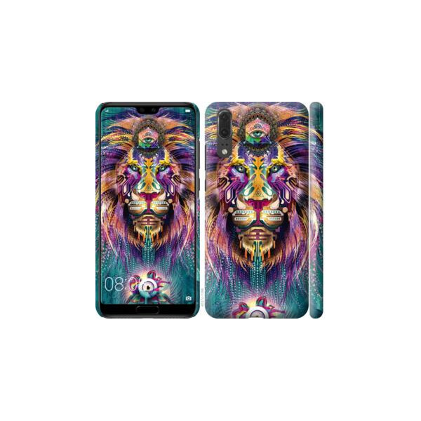 

Чехол на Huawei P20 Люминесцентный лев (04798)