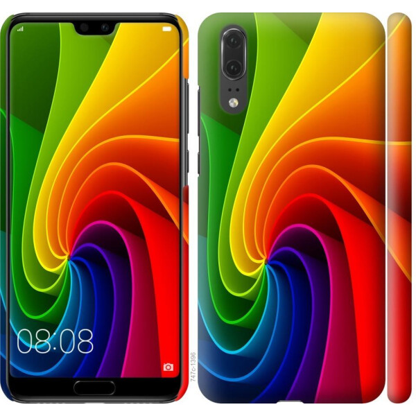 

Чехол на Huawei P20 Радужный вихрь (04798)