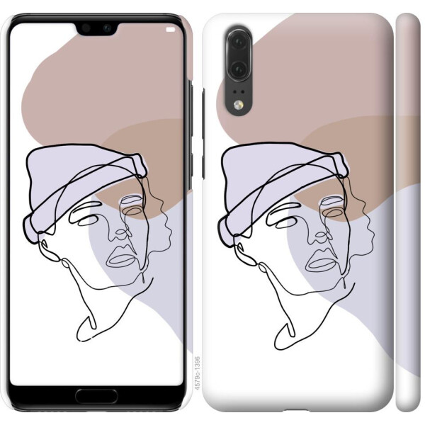 

Чехол на Huawei P20 Силуэт (04798)