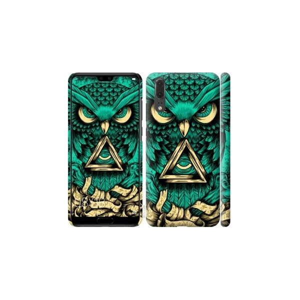 

Чехол на Huawei P20 Сова Арт-тату (04798)