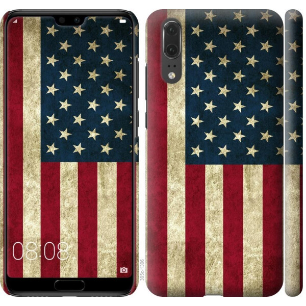 

Чехол на Huawei P20 Флаг США (04798)