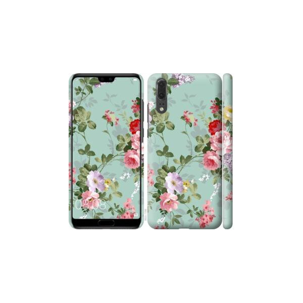 

Чехол на Huawei P20 Цветочные обои 2 (04798)