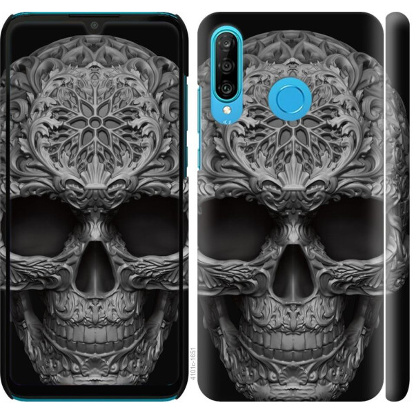 

Чехол на Huawei P30 Lite skull-ornament (04798)
