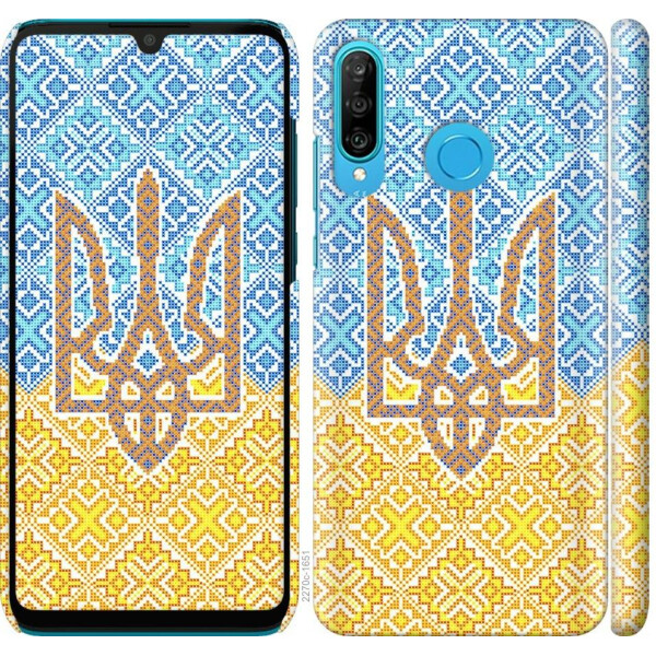 

Чехол на Huawei P30 Lite Герб Украины 2 (04798)