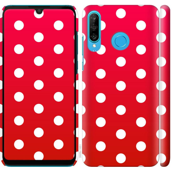 

Чехол на Huawei P30 Lite Градиент, Горошек (04798)