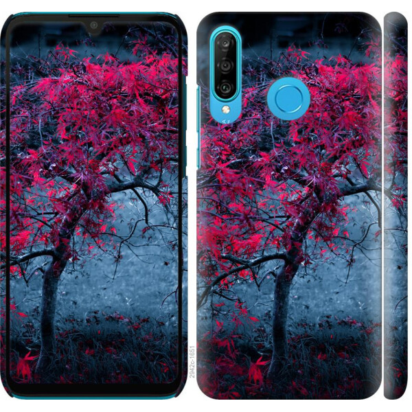 

Чехол на Huawei P30 Lite Дерево с яркими листьями (04798)