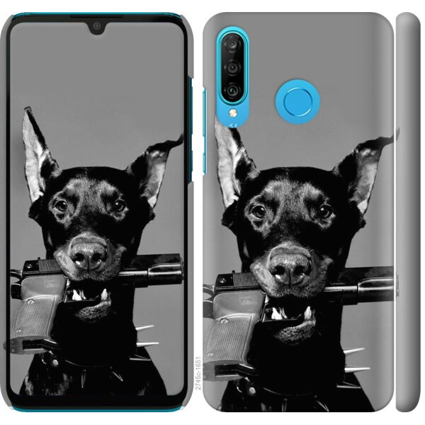 

Чехол на Huawei P30 Lite Доберман (04798)