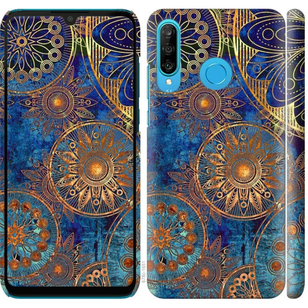 

Чехол на Huawei P30 Lite Золотой узор (04798)