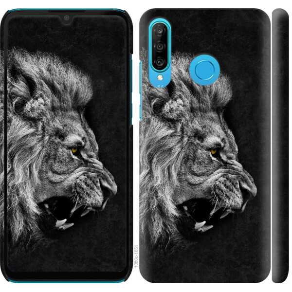 

Чехол на Huawei P30 Lite Лев (04798)