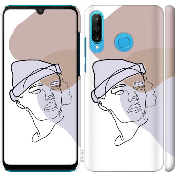 

Чехол на Huawei P30 Lite Силуэт (04798)
