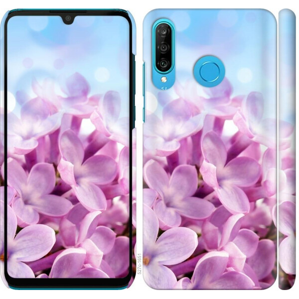 

Чехол на Huawei P30 Lite Сирень (04798)